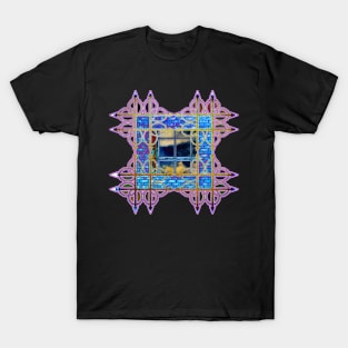 Blue Brick Sky Window T-Shirt